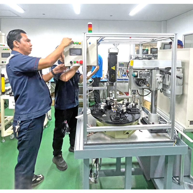 ตัวอย่างที่ ②: เครื่องจักรกลโรตารี่ประสิทธิภาพสูง｜อยู่ระหว่างการผลิต – สมุทรปราการ